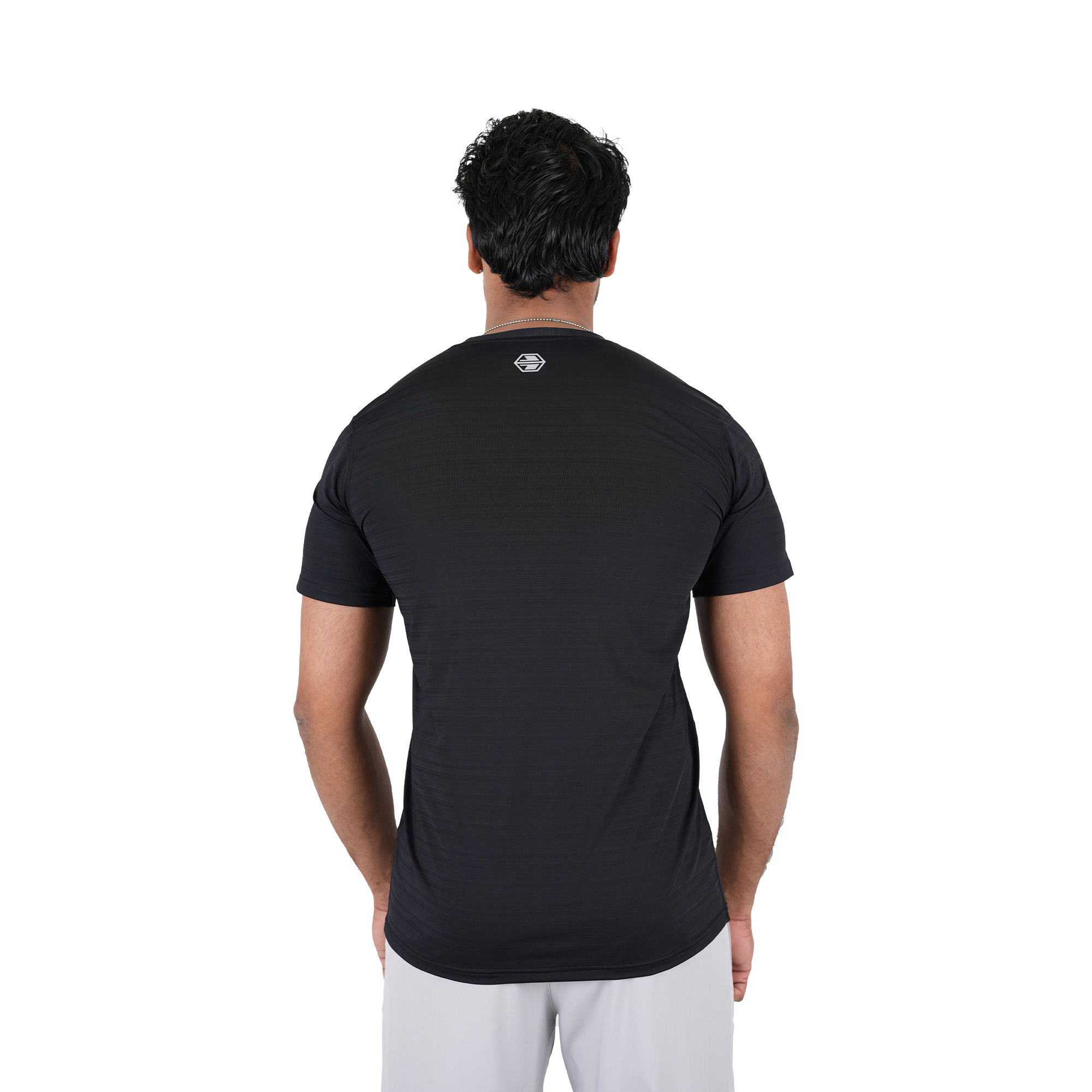 Men's Round Neck Cool Silk T-Shirt - Breathable & Comfortable